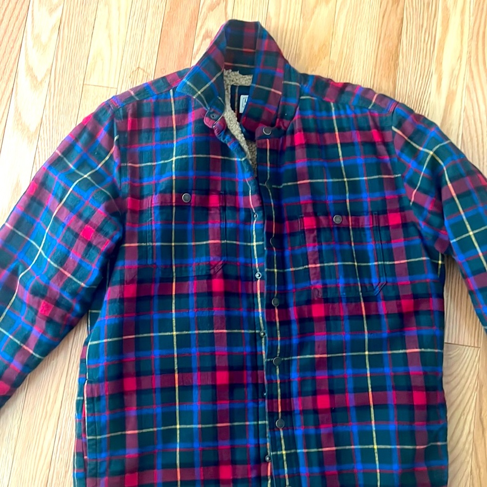 Ll Bean Men's SherpaLined Scotch Plaid Shirt, Slight… Gem